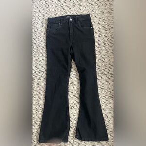 Cotton On Black Flare Wide Leg Jeans
